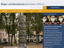 Tablet Screenshot of bhv-gerresheim.de